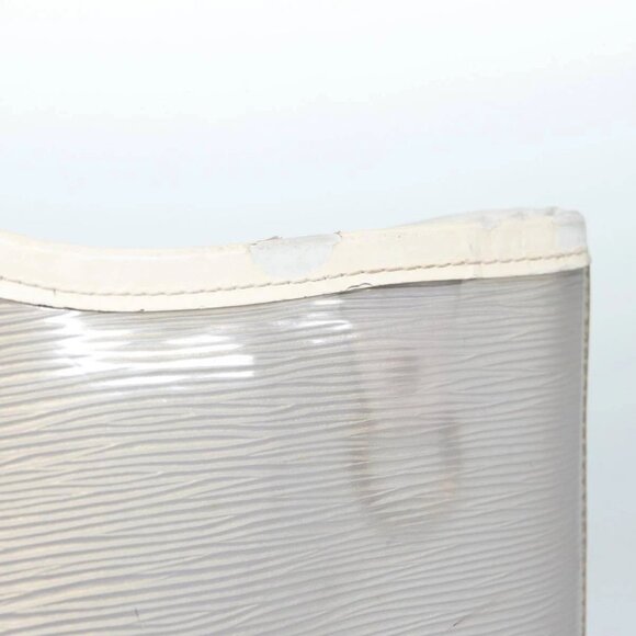 LOUIS VUITTON Epi Plage Lagoon Bay Tote Bag White Clear - Picture 7 of 16